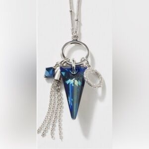 Touchstone Crystal by Swarovski Bermuda Triangle necklace on pretty chain BNIB